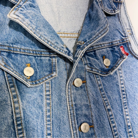 Vintage Bongo Cropped Sexy Jean Jacket size xs - Picture 4 of 12